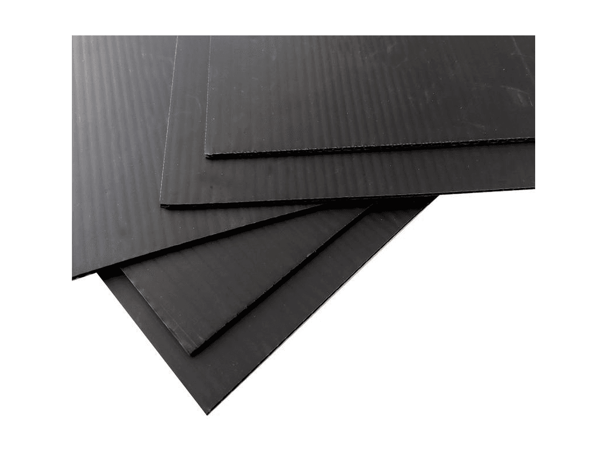 Black anti-static PP corrugated sheets from the customer catalog